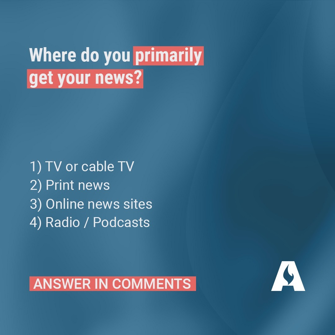 Where do you primarily get your news? (Since these are broad categories, feel free to give more details in the comments after responding to the poll.)
#askdrbrown #drmichaelbrown #poll #questions #news #newsource